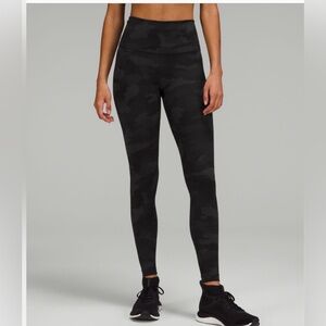Lululemon Align Black Gray Camo Leggings 29” Inseam Sz 14
